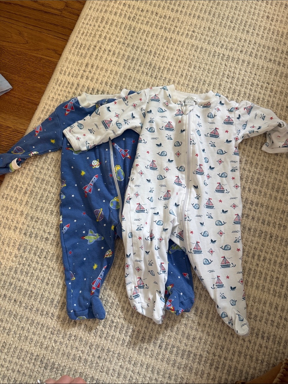 Kissy Kissy set of 2 0-3M onesies